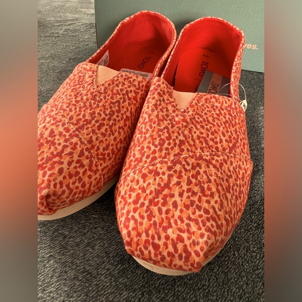 Toms Alpargata - Apricot Tortoise - Size 9